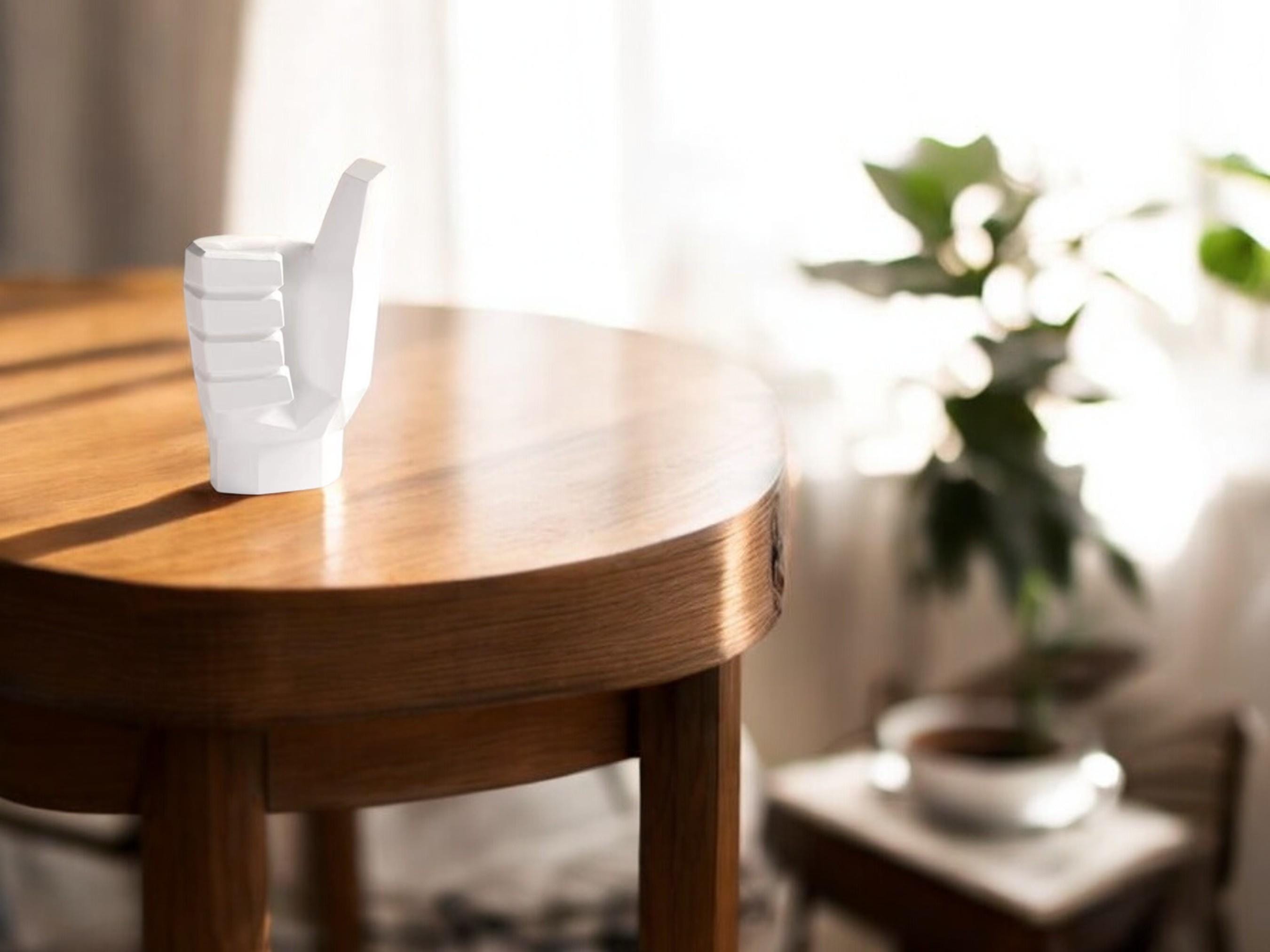 Hand Gesture Statue, Victory Sign Sculpture, Indoor Table Ornament, Modern Home Decoration