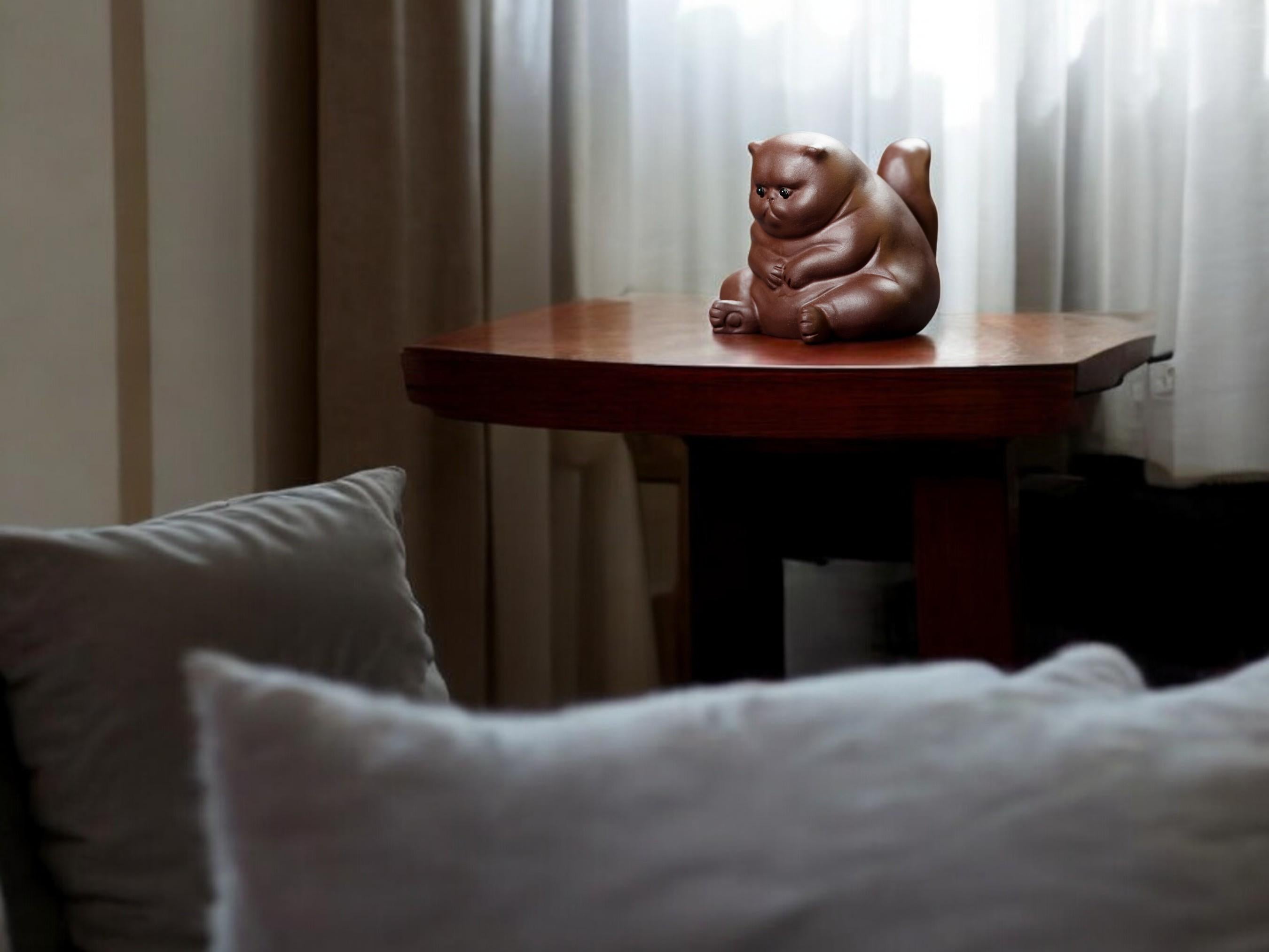 Clay Tabletop Ornament, Stylish Bedroom Decor, Nightstand and Shelf Accent