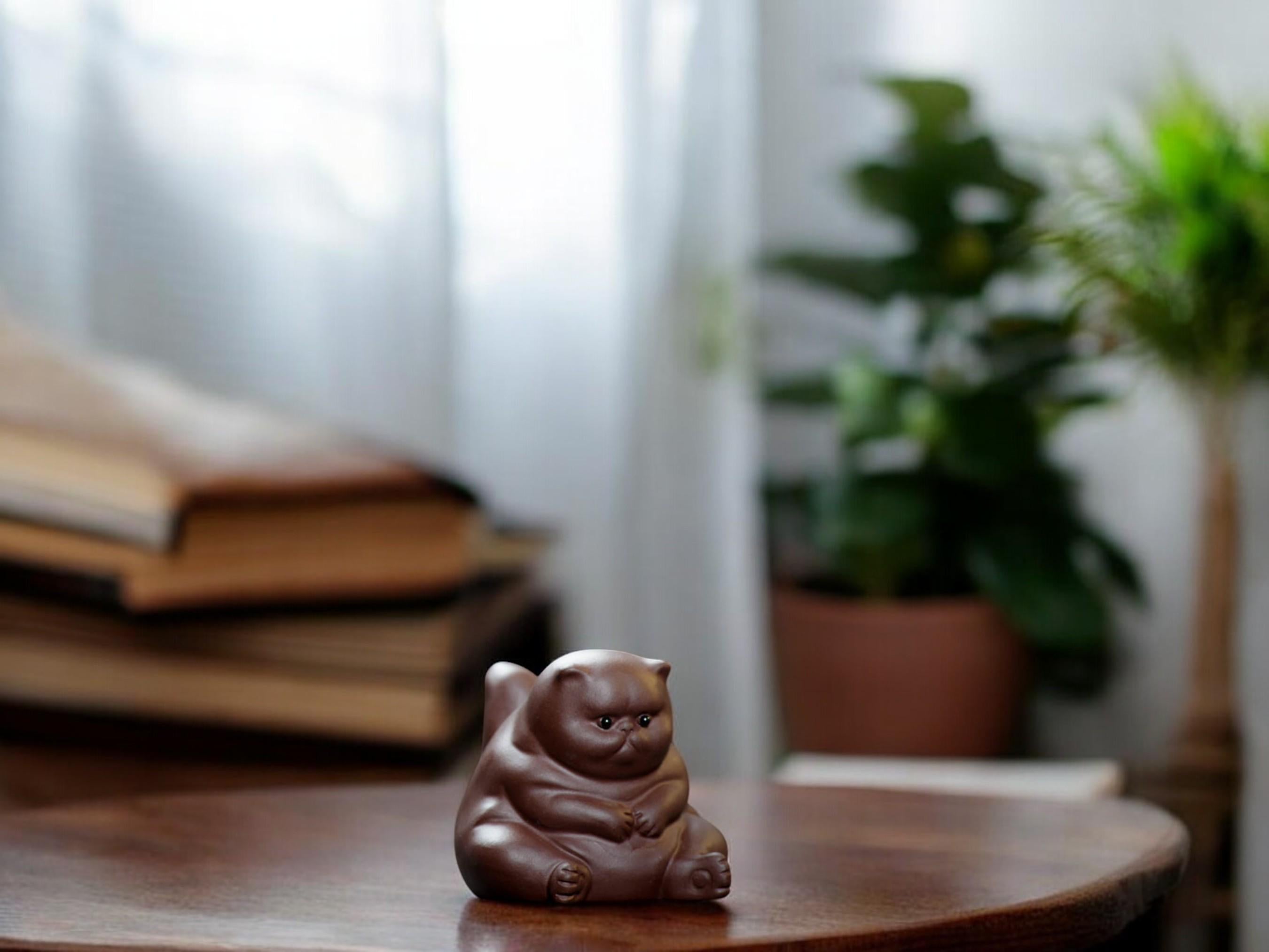 Clay Tabletop Ornament, Stylish Bedroom Decor, Nightstand and Shelf Accent