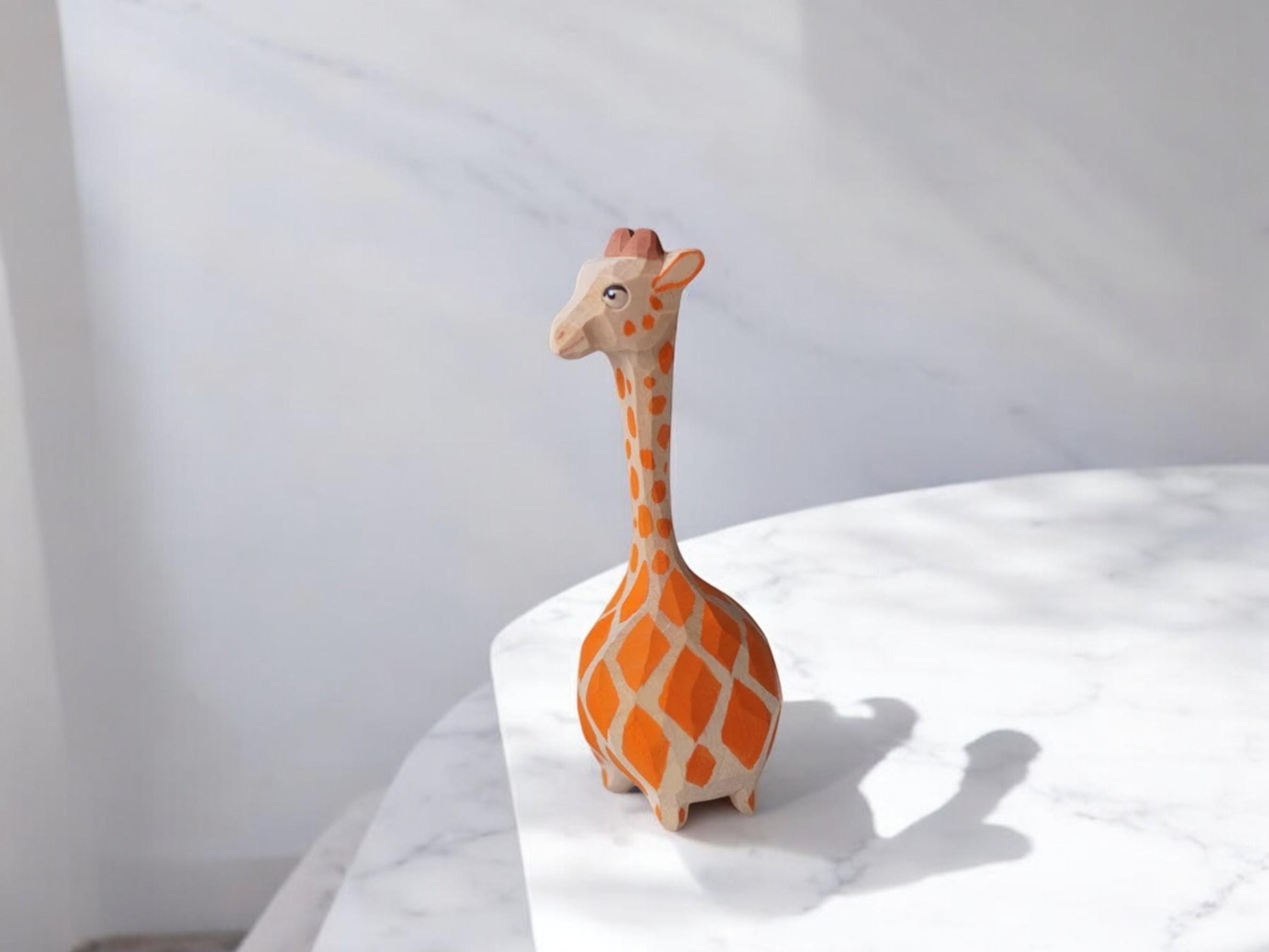 Wood Desktop Statue, Modern Table Sculpture, Indoor Home Decor, Living Room Ornament