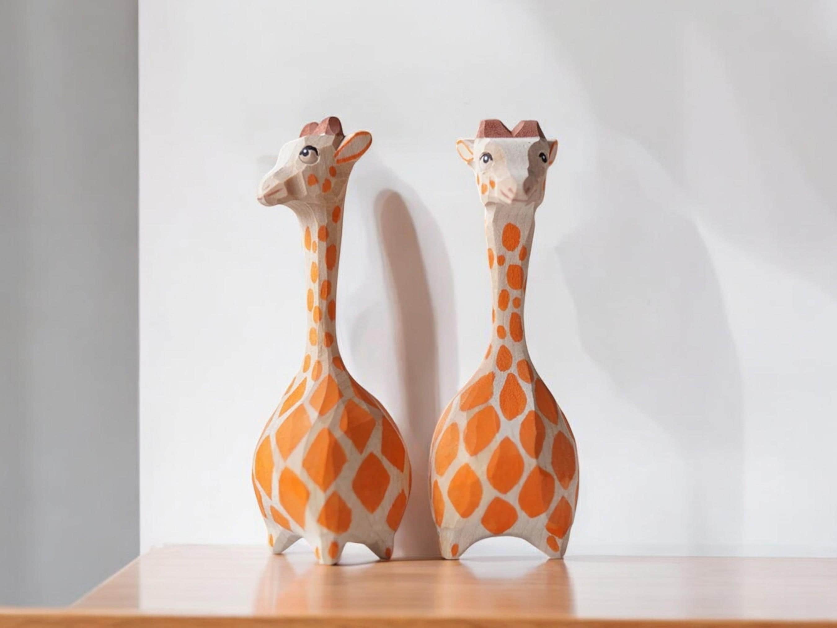 Wood Desktop Statue, Modern Table Sculpture, Indoor Home Decor, Living Room Ornament