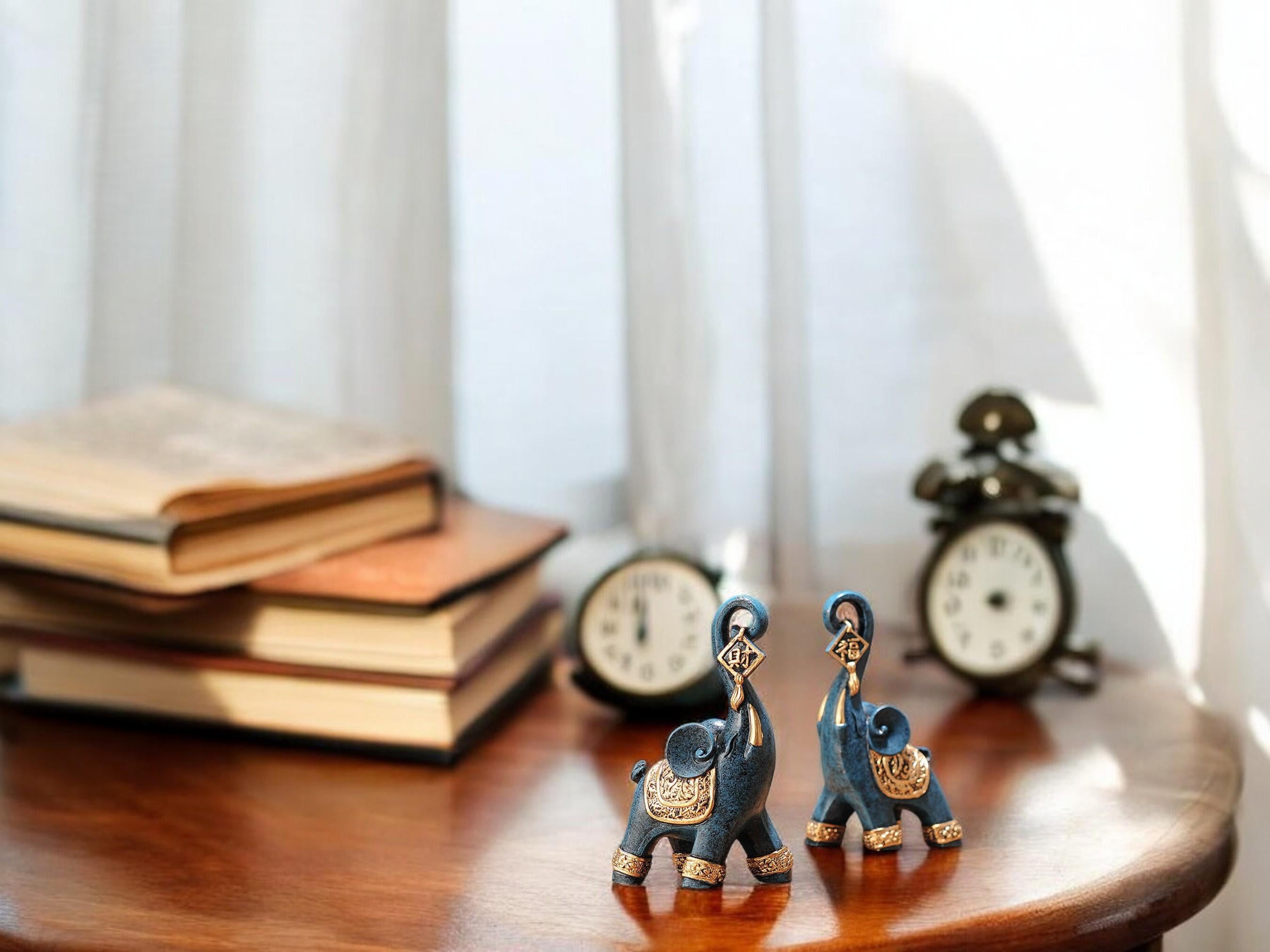 Nordic Resin Elephant Statue, Minimalist Figurine Decor, Boho Modern Animal Ornament Gift