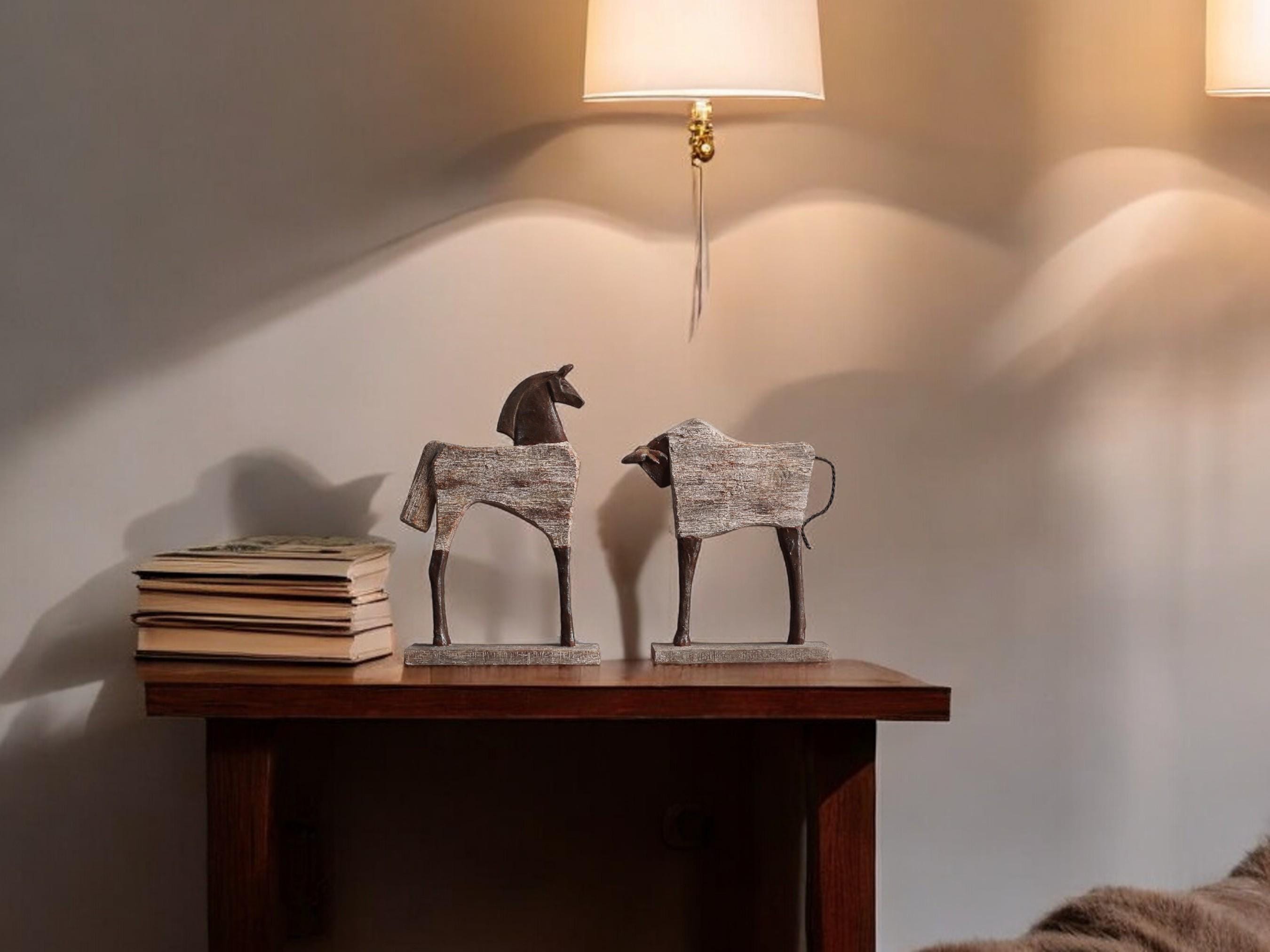 Mini Tabletop Figurine, Shelf Statue, Home Decor Sculpture, Desk Accent