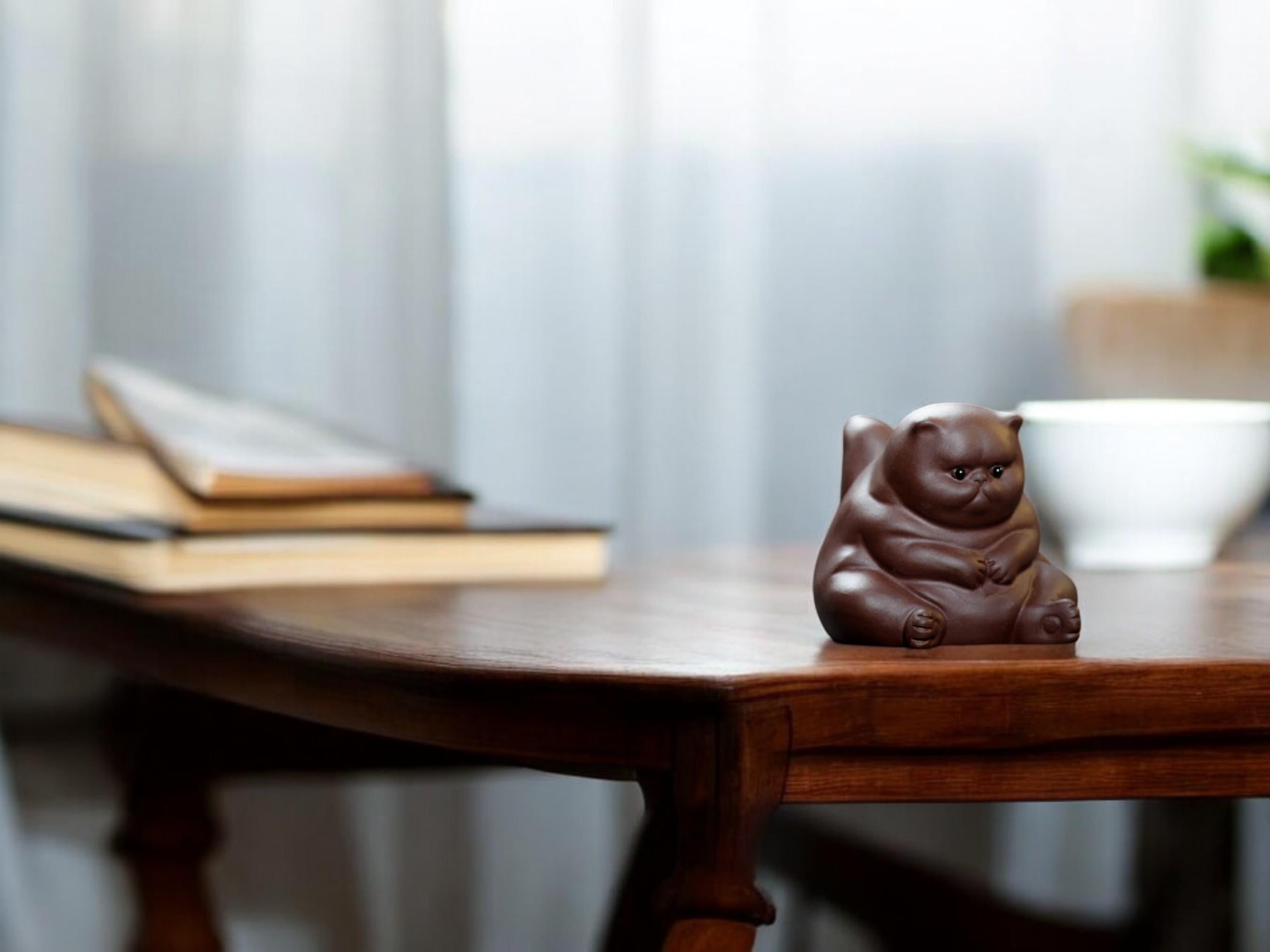 Clay Tabletop Ornament, Stylish Bedroom Decor, Nightstand and Shelf Accent