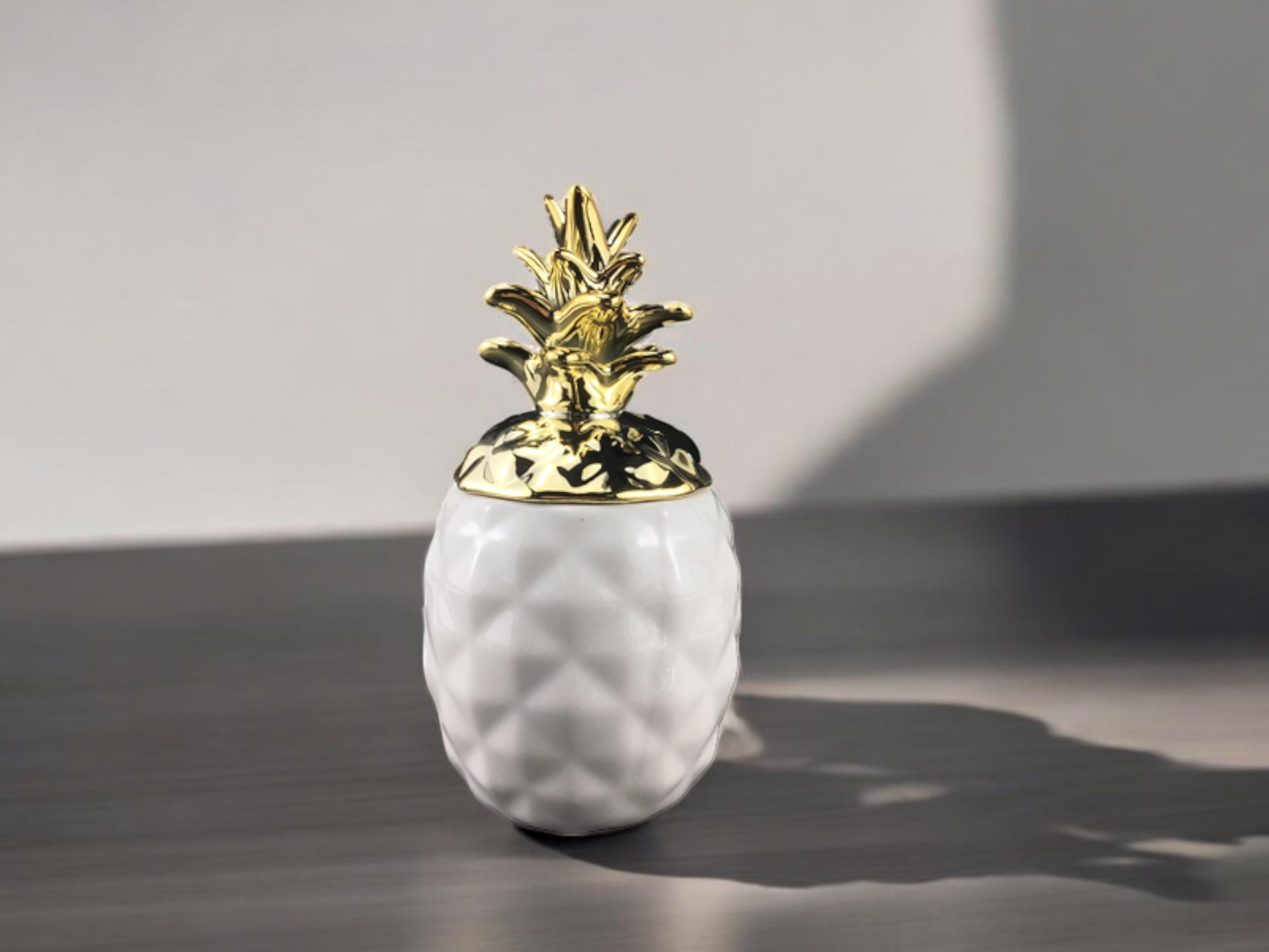 Pineapple Ceramic Jar, Nordic Candy Dish, Jewelry Tray, Storage Box