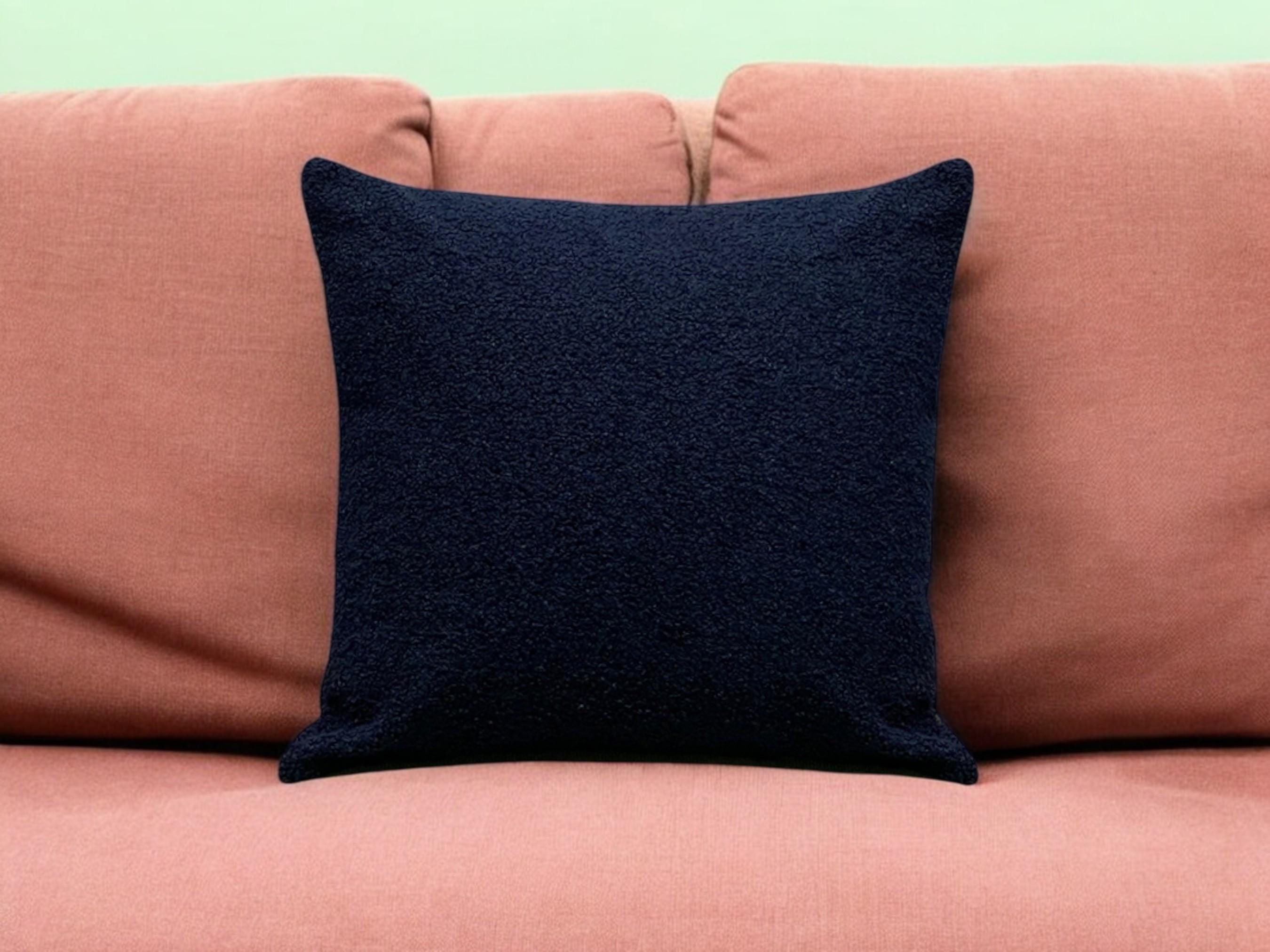 Soft Boucle Pillow Cover, Nordic Textured Cushion, 45x45cm Decorative Pillowcase, Living Room Decor