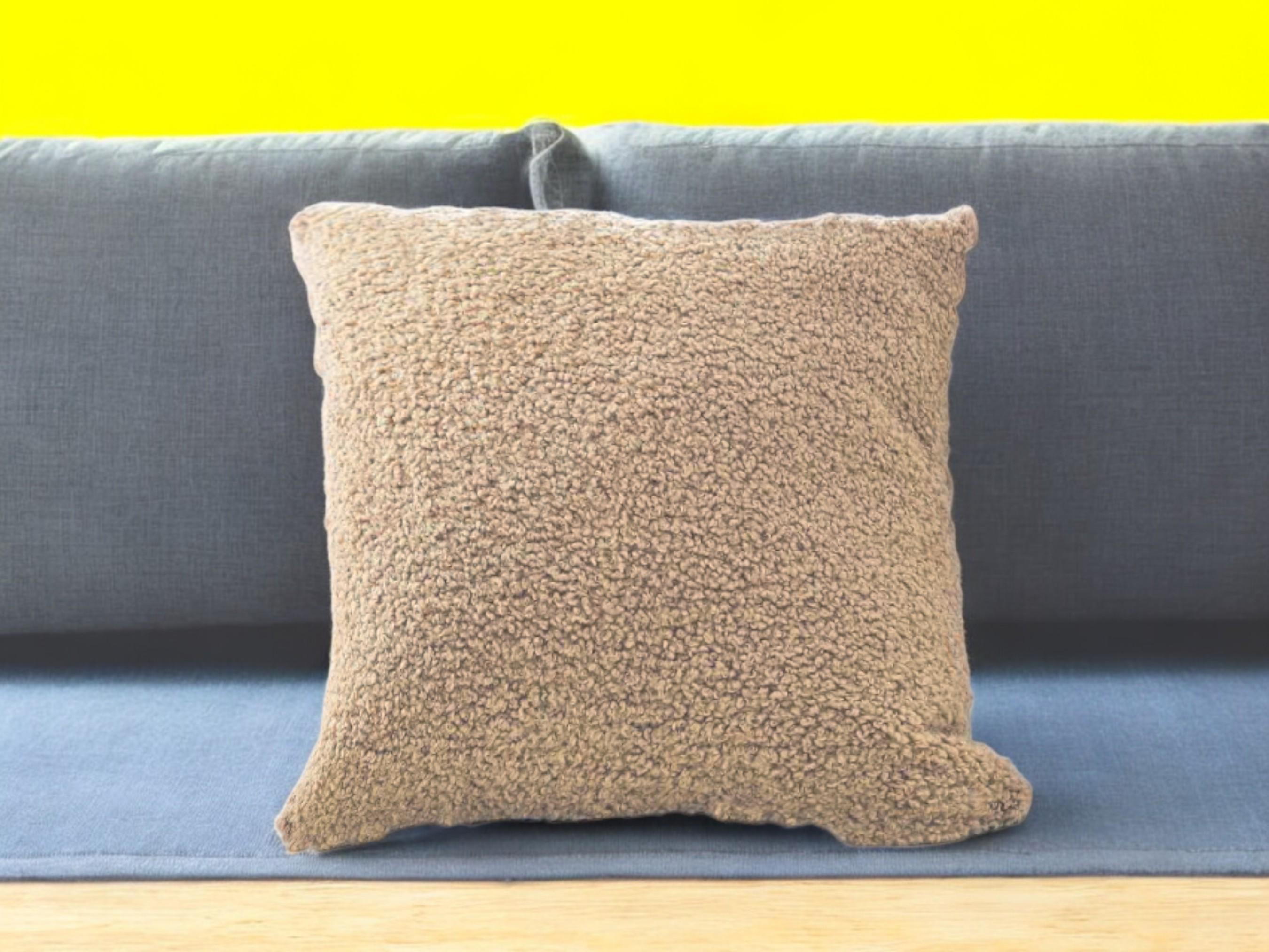 Soft Boucle Pillow Cover, Nordic Textured Cushion, 45x45cm Decorative Pillowcase, Living Room Decor