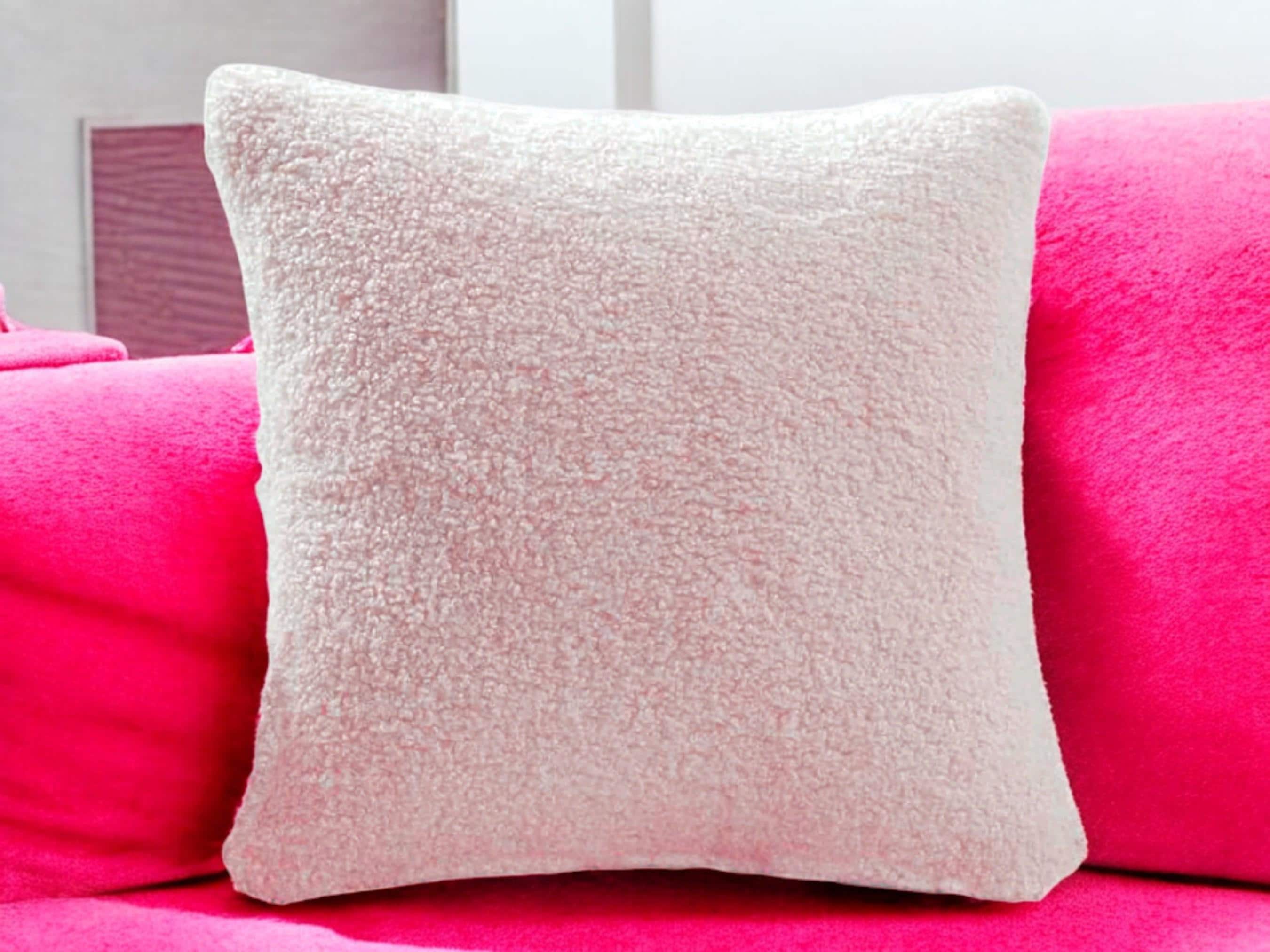 Soft Boucle Pillow Cover, Nordic Textured Cushion, 45x45cm Decorative Pillowcase, Living Room Decor