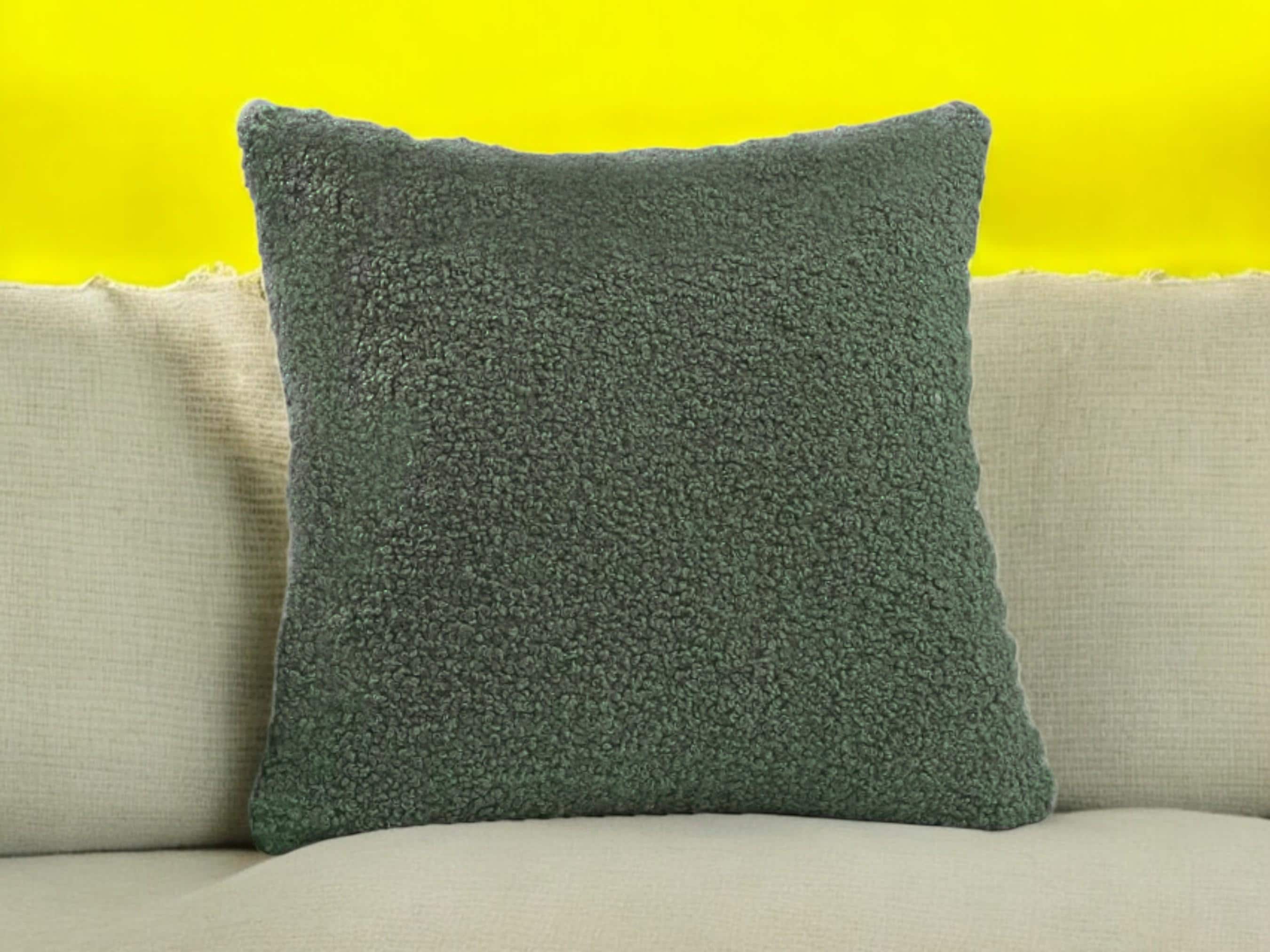 Soft Boucle Pillow Cover, Nordic Textured Cushion, 45x45cm Decorative Pillowcase, Living Room Decor