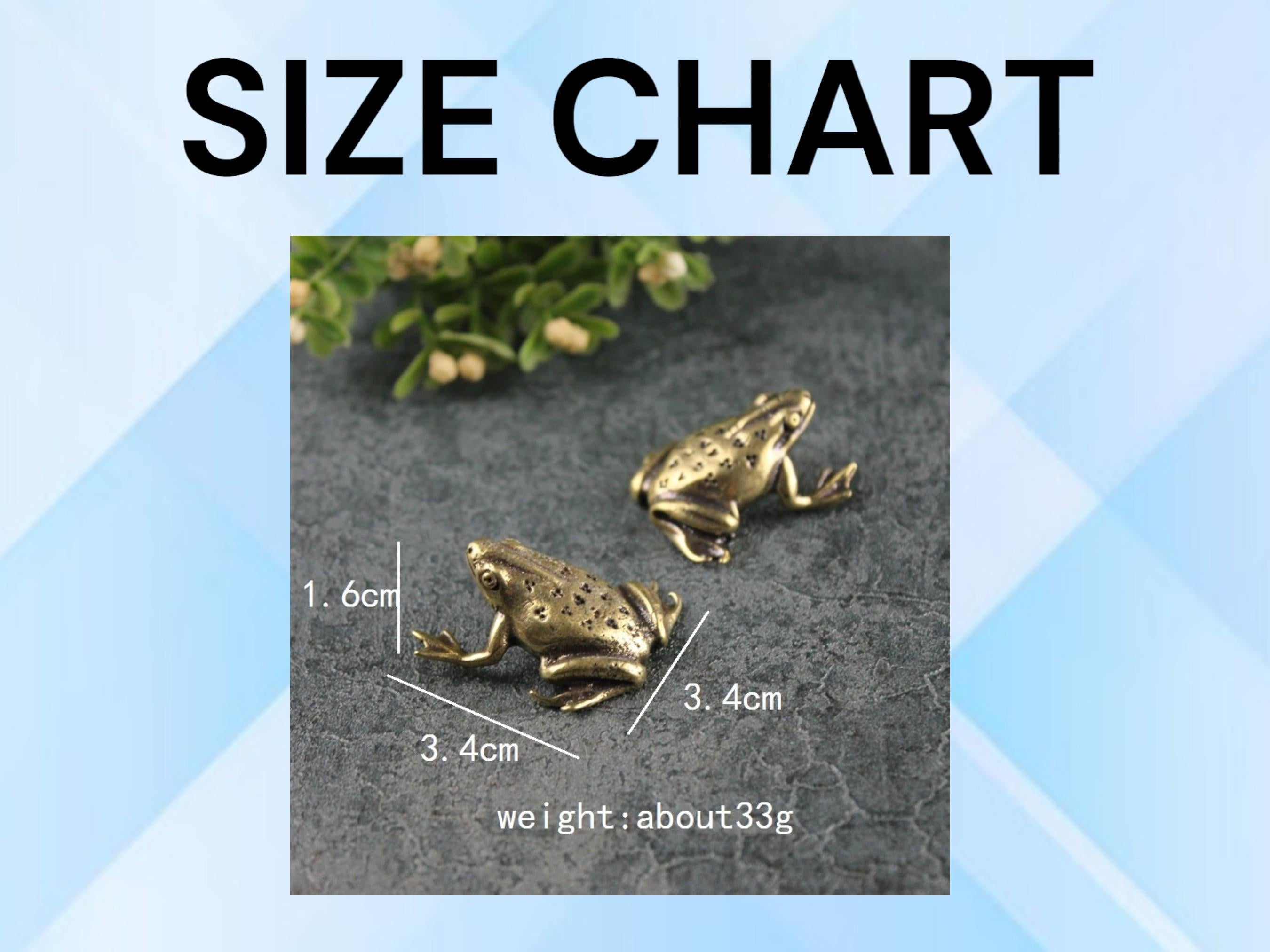 Mini Brass Frog Figurine, Vintage Garden Sculpture, Home Ornament