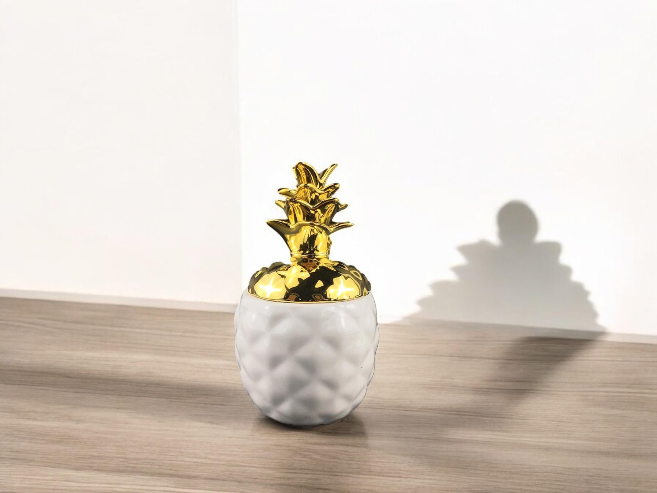 Pineapple Ceramic Jar, Nordic Candy Dish, Jewelry Tray, Storage Box