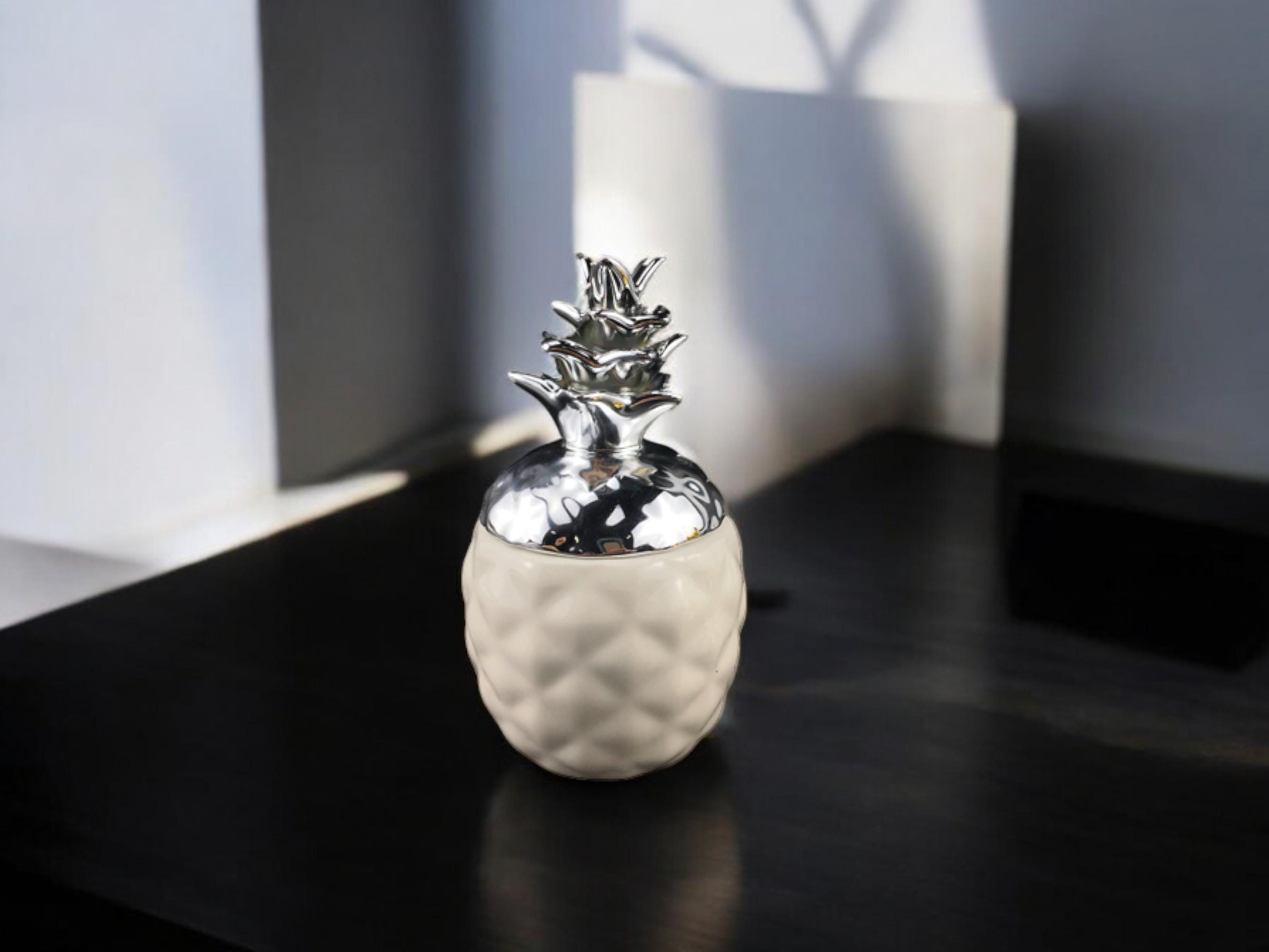 Pineapple Ceramic Jar, Nordic Candy Dish, Jewelry Tray, Storage Box