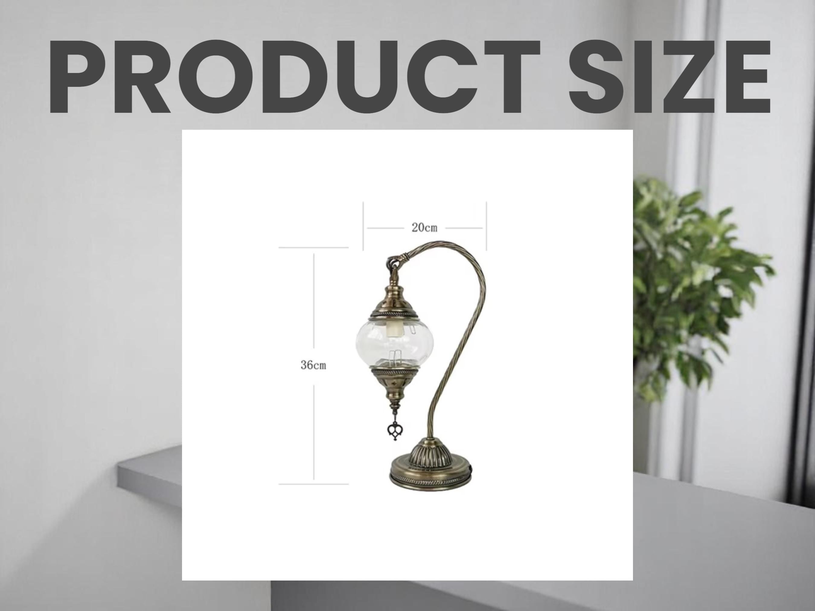 Handmade Mosaic Table Lamp, Colorful Lantern, Ambient Night Light