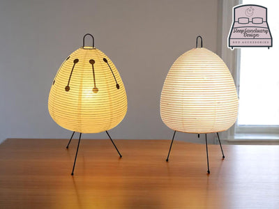 Modern Paper Lantern Table Lamp, Cozy LED Night Light, Minimalist Bedroom Decor Lighting