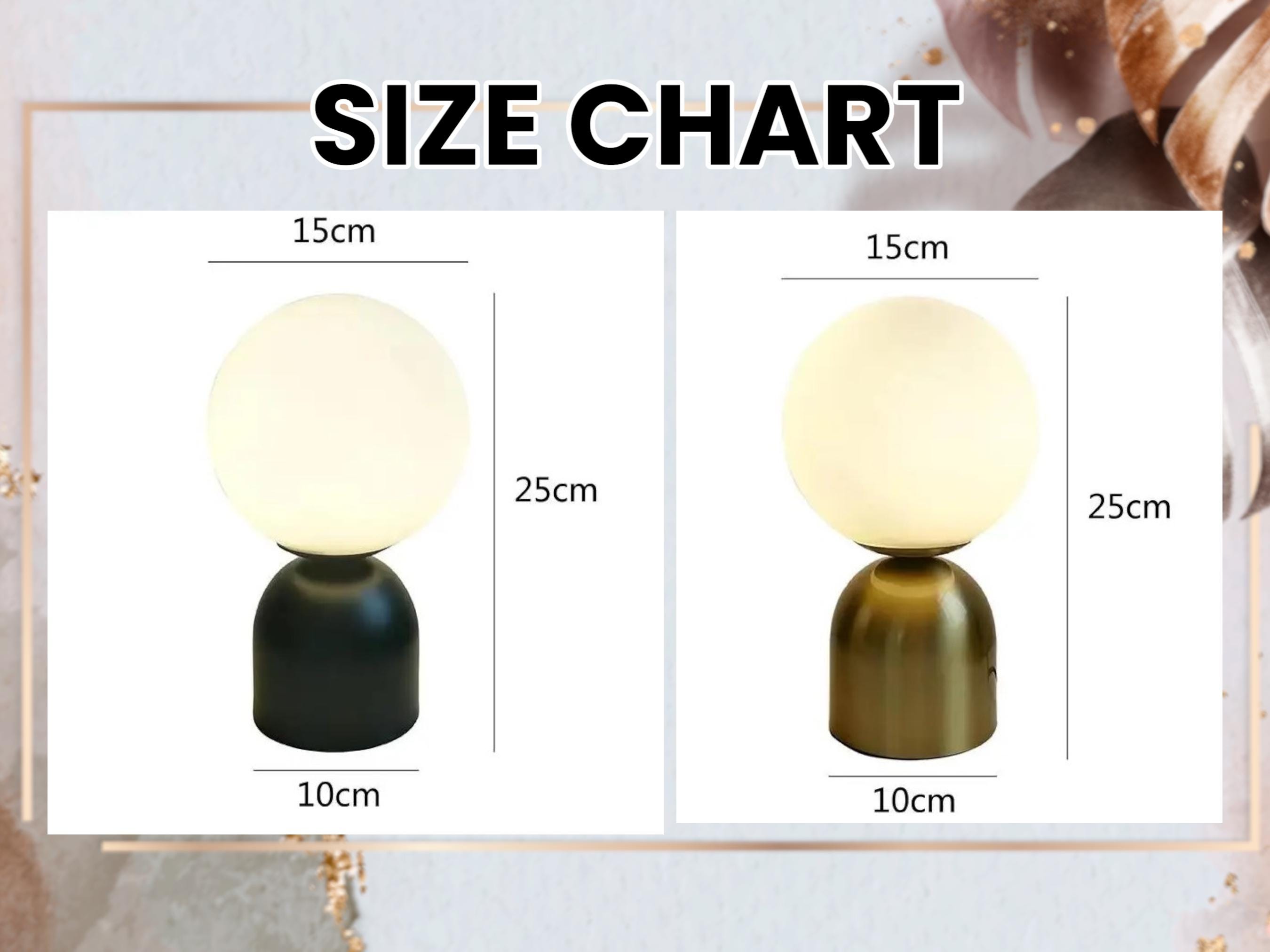 Nordic Brass Table Lamp, Minimalist Ball Desk Light, Modern Lighting for Bedroom