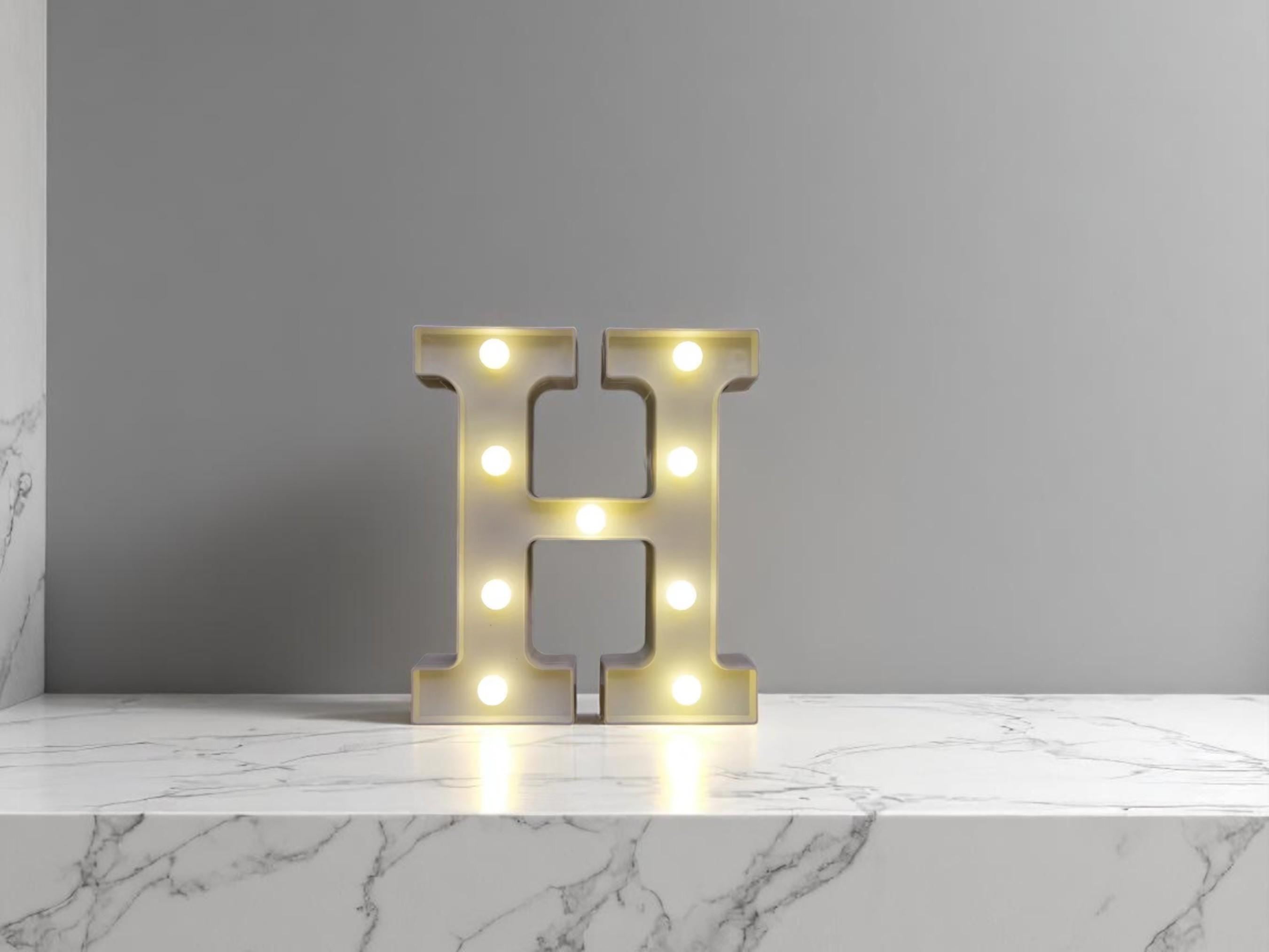 LED Alphabet Letter Light, Battery Night Light for Home Decor, Party Wedding Gift