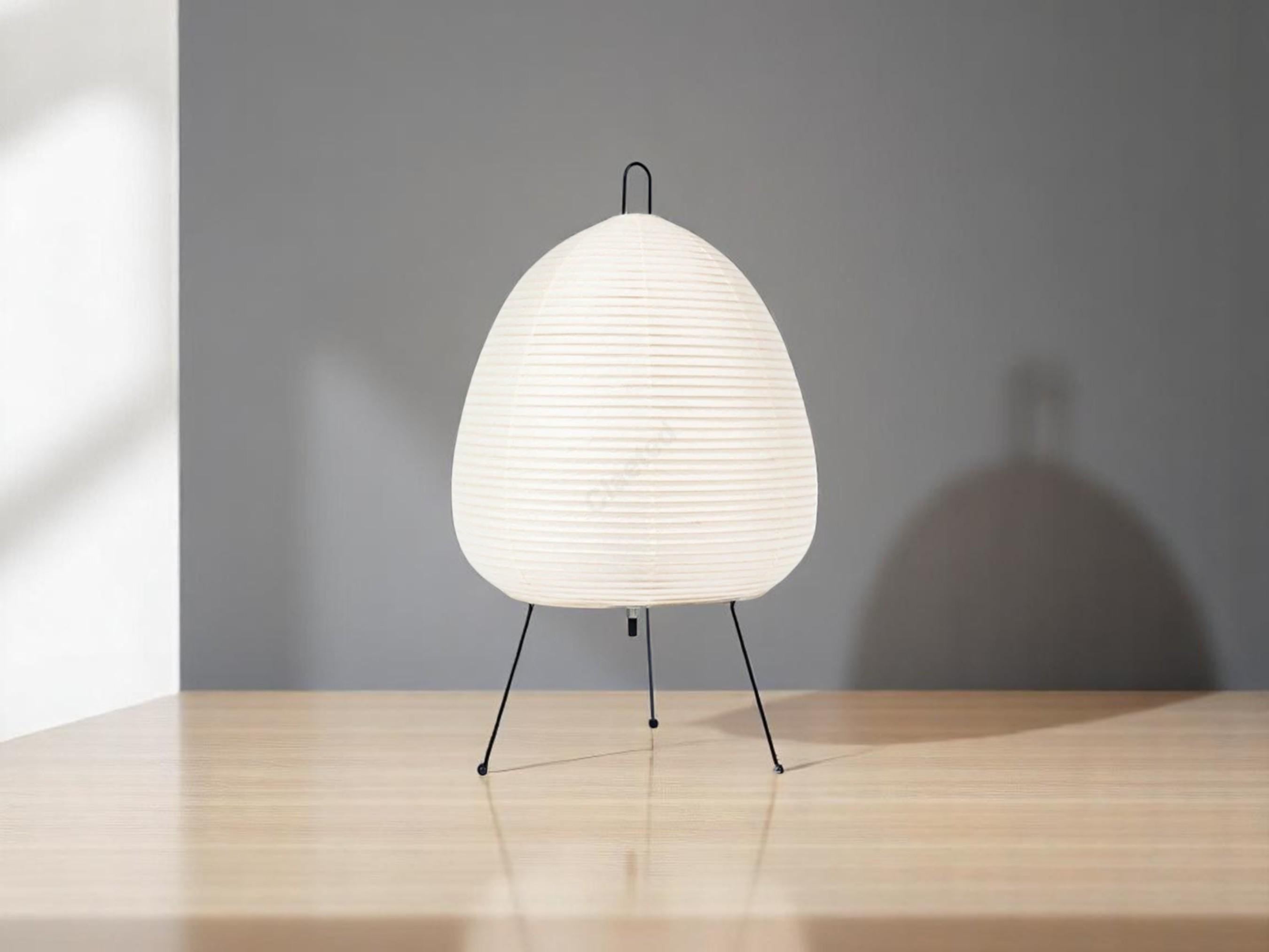 Modern Paper Lantern Table Lamp, Cozy LED Night Light, Minimalist Bedroom Decor Lighting