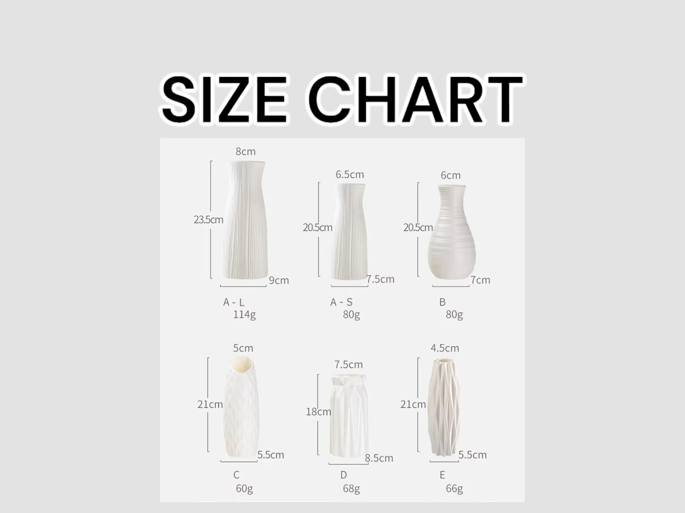 Modern Matte Plastic Vase, Minimalist Nordic Flower Vase, Contemporary Home Decor Accent