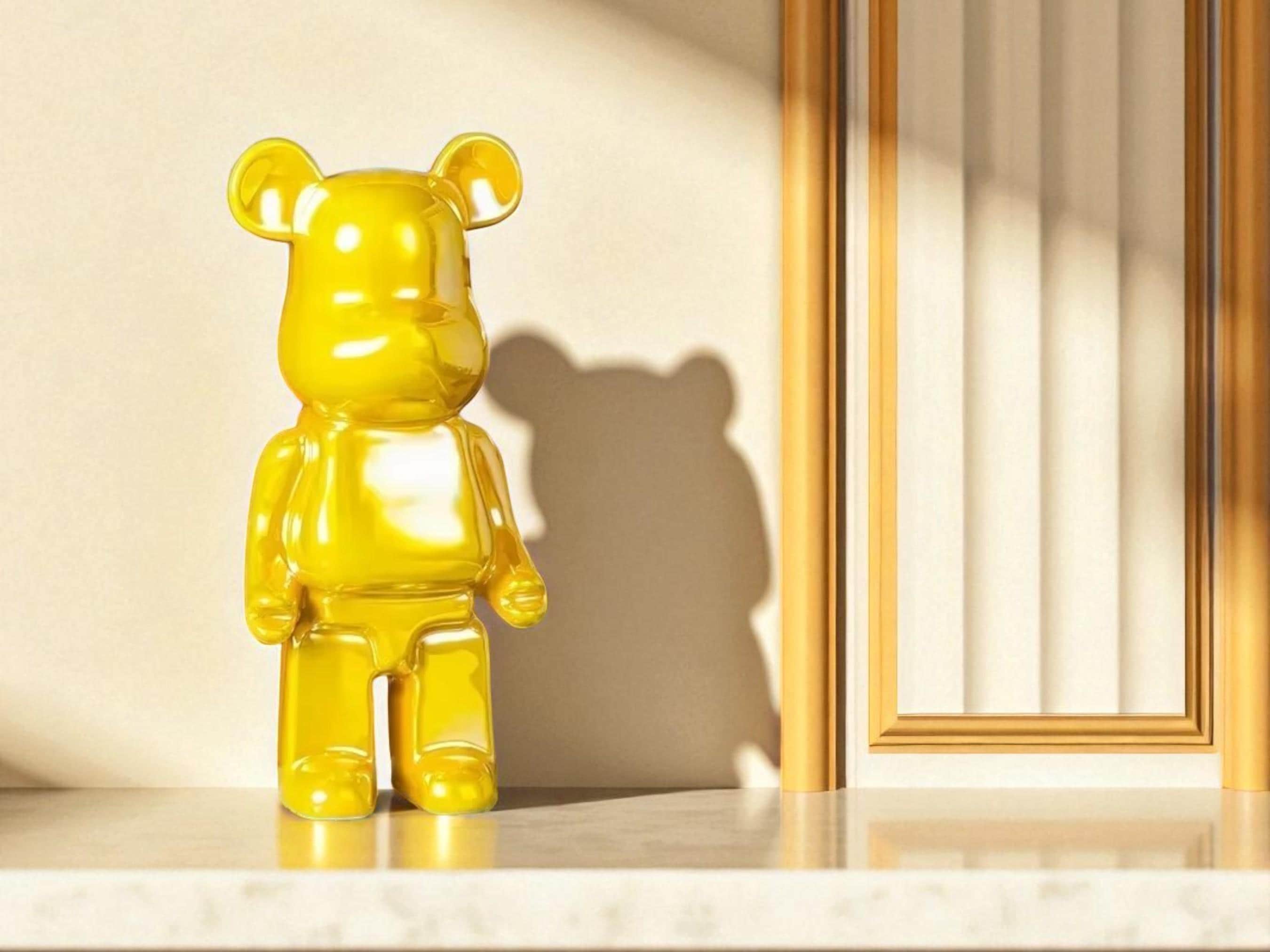 Ceramic Bear Money Statue, Modern Home Decor, Savings Bank