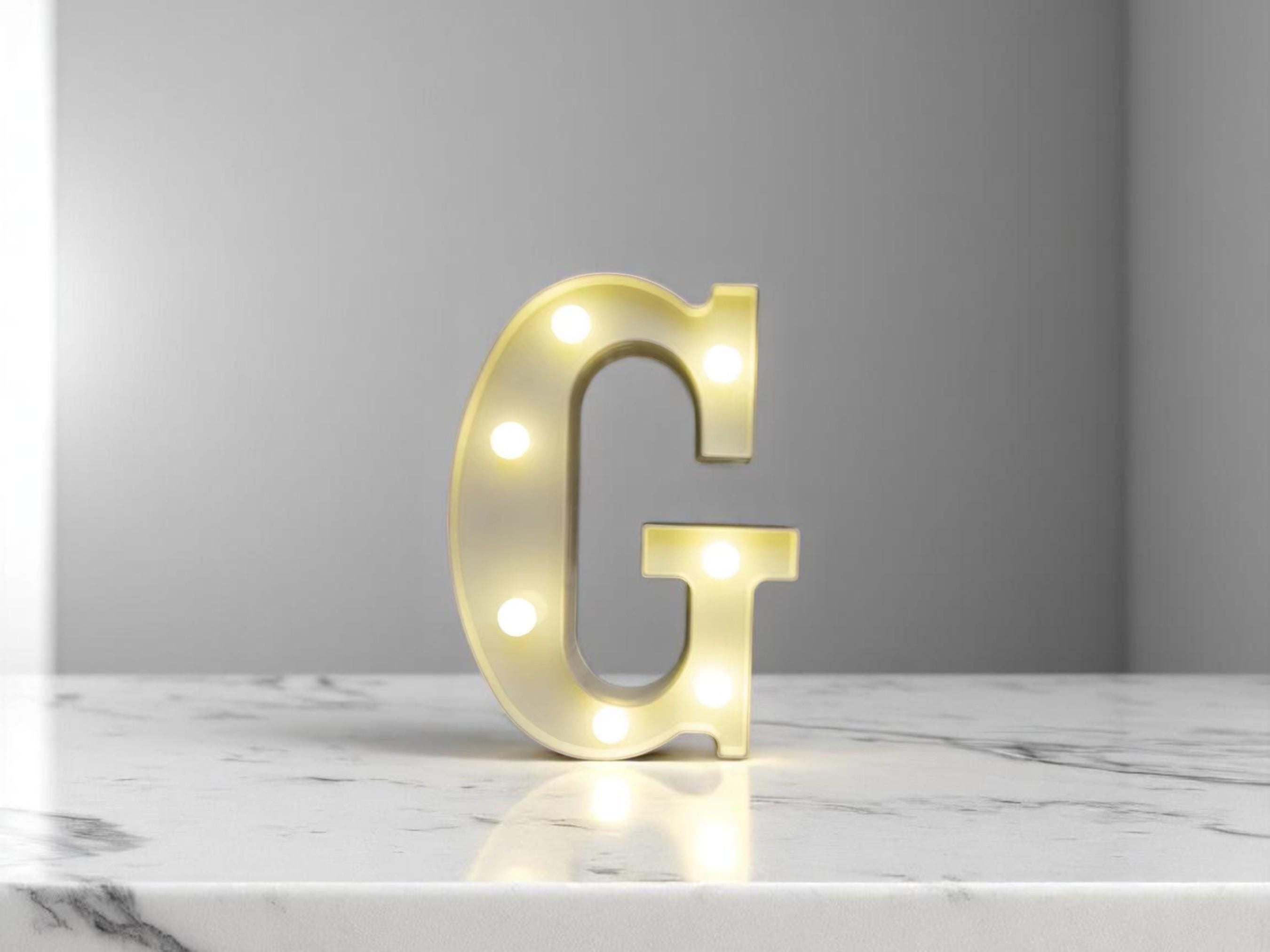 LED Alphabet Letter Light, Battery Night Light for Home Decor, Party Wedding Gift