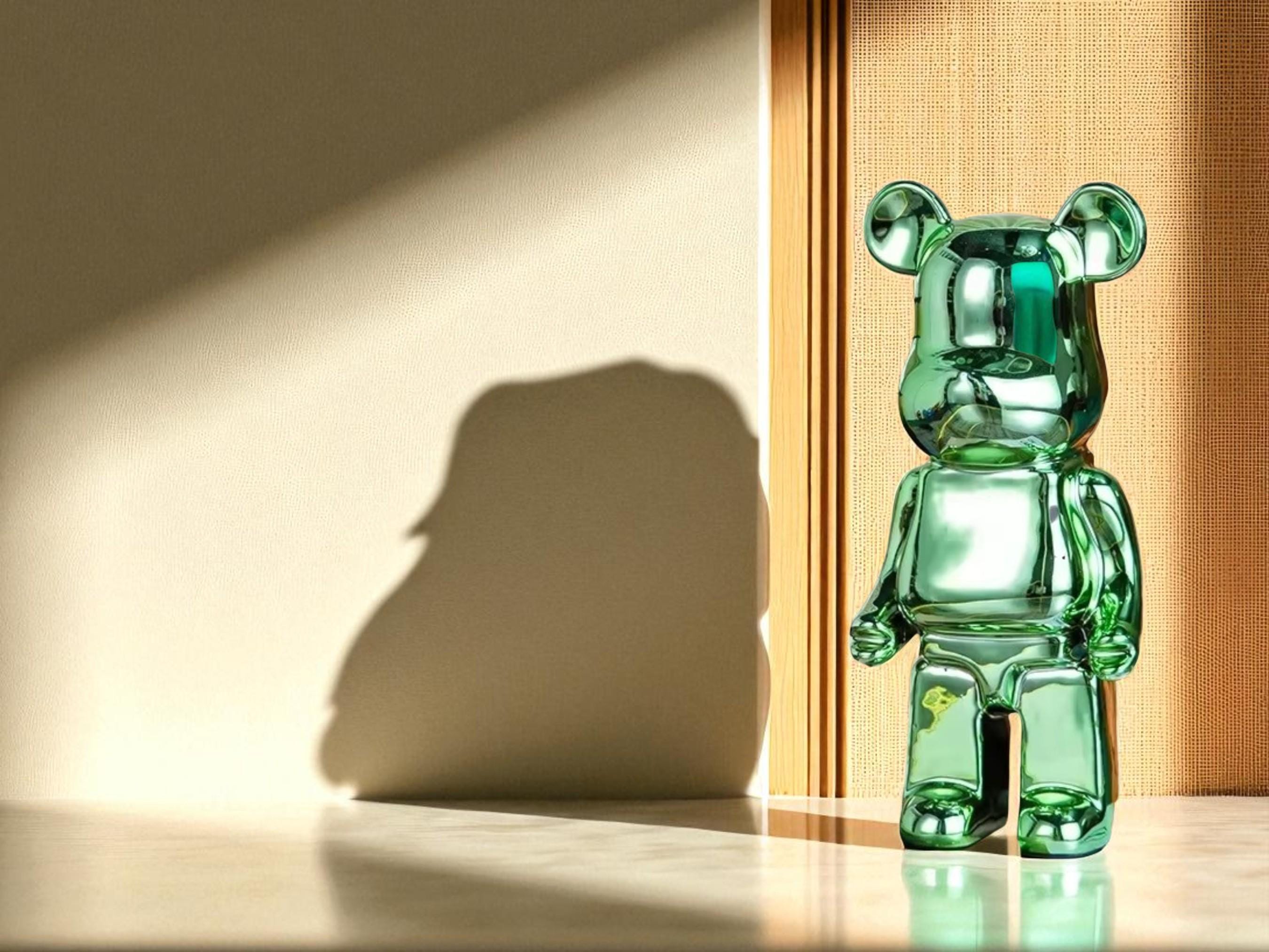 Ceramic Bear Money Statue, Modern Home Decor, Savings Bank